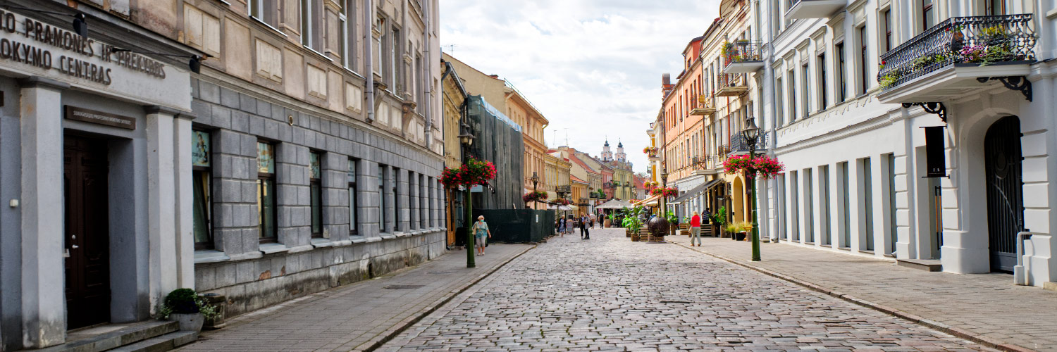 Litauen-Kaunas-Altstadt-Sehenswuerdigkeit