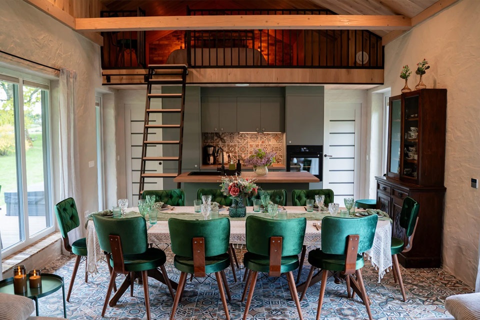 Landhaus auf dem Reiterhof Plateliai