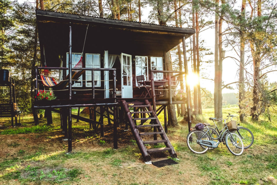 Litauen Baumhaus im Wald für Ihren Urlaub zu zweit