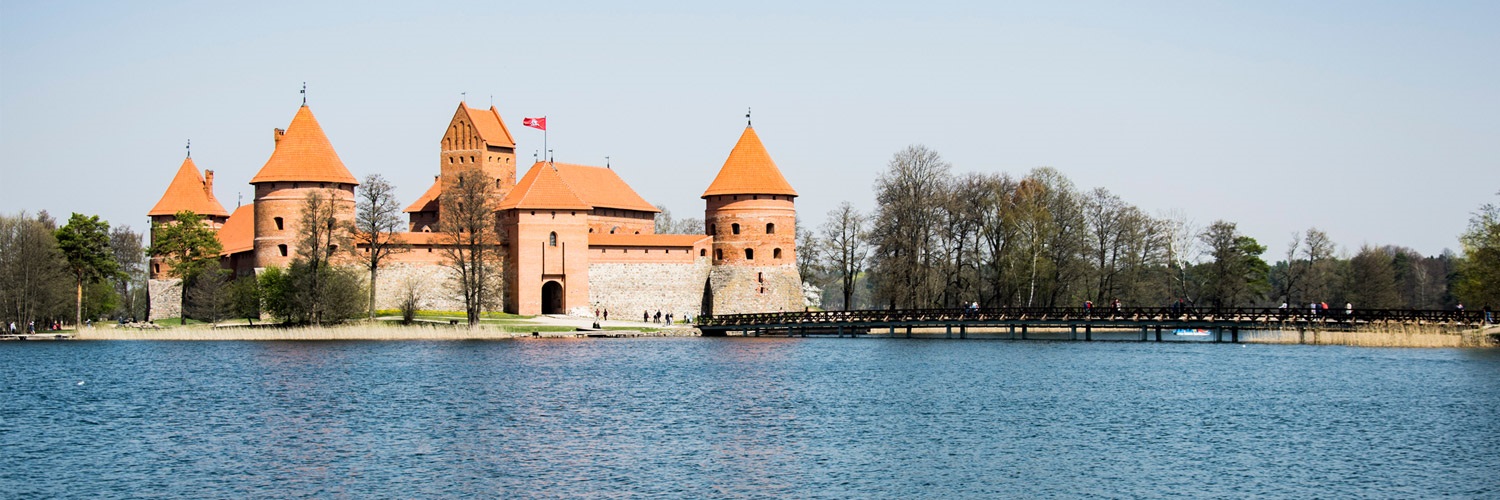 Litauen Trakai Seeschloss Sehenswürdigkeit