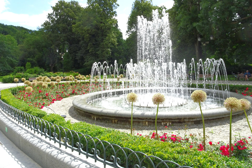 Litauen Vilnius Sereikiškės Park
